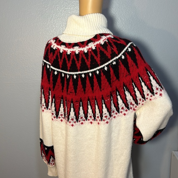 NWOT Turtleneck Oversized Sweater Dress - Picture 5 of 8